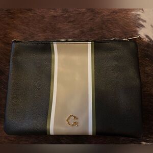 C. Wonder Black and Tan Cosmetic Bag